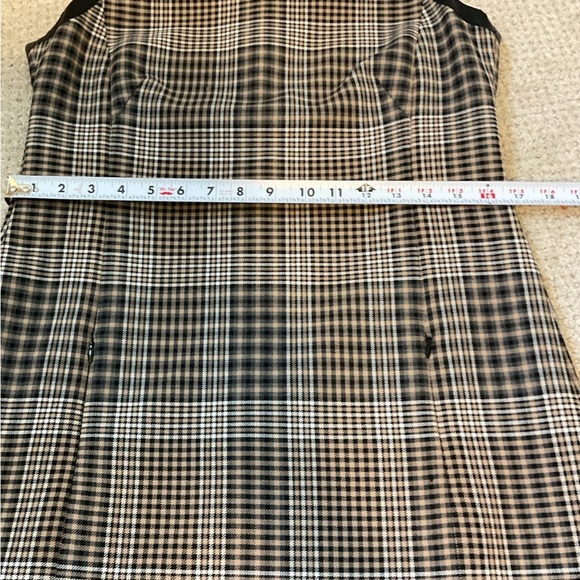 Akris Punto Glen Plaid Print Sheath Dress Size 8 - Picture 13 of 15